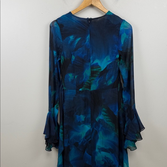 RAT & BOA fiorella v neck maxi dress blue medium - Picture 15 of 16